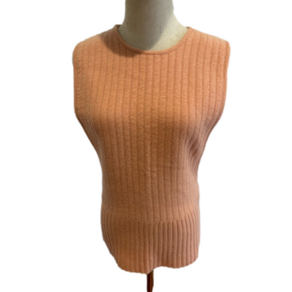 2PC ADRIENNE VITTADINI LAMBS WOOL ANGORA CARDIGAN & VEST VINTAGE LUXURY SZ M - Picture 5 of 16